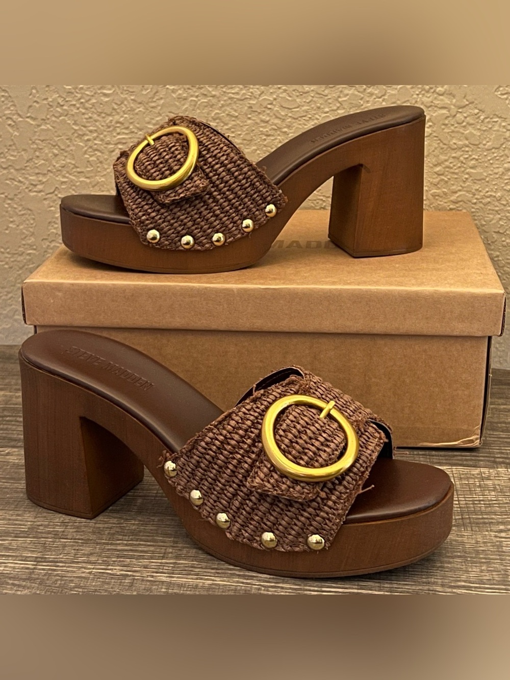 Steve Madden Women’s Casanova Heels Brown Color Size- 10